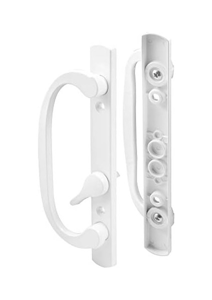 C 1280 Gömme Stil Sürgülü Kapı Kolu Seti - Eski Veya Hasarlı Kapı Kollarını Hızlı ve Değiştirin - Sağ Veya Sol Kapılar Için - Beyaz Döküm Süs, 3-15/16 Inç Montaj Delikleri fiyatları