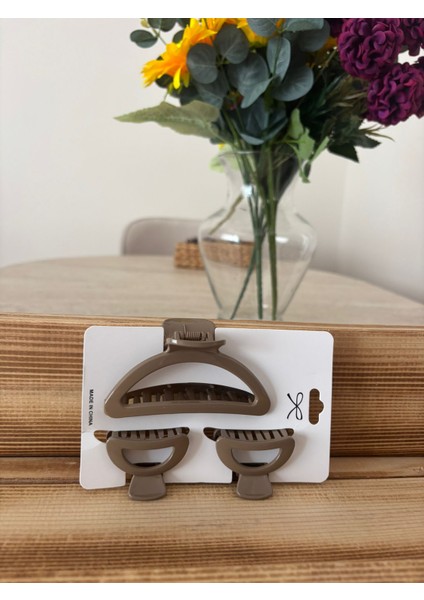 3'lü Saç Mandalı Taş Rengi fiyatları