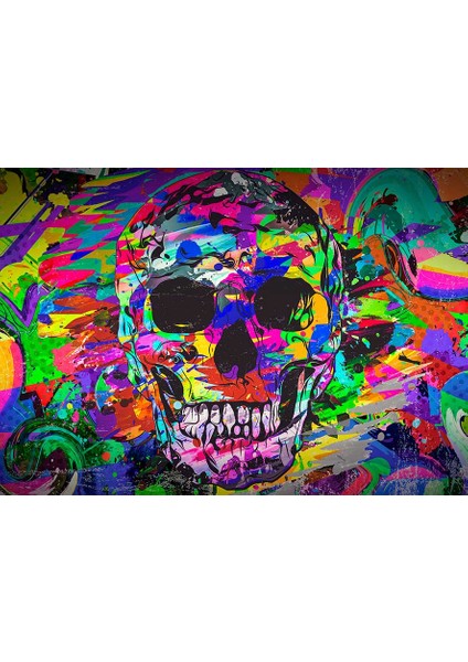 Renk Festivali Kurukafa Pop Art Kanvas Tablo fiyatları