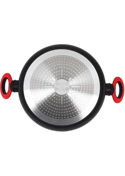 Diamondpro 24CM Tencere-Kırmızı