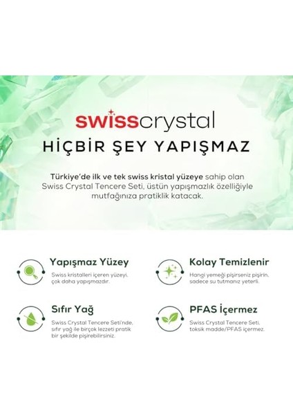 Swıss Crystal 30 cm Tava Creamy fiyatları