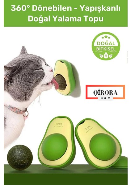 Catnip Doğal Kedi Yalama Topu Kedi Oyuncağı