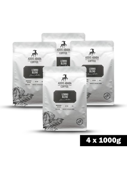 Lemmu Blend Kahve 1000 gr x 4 Adet
