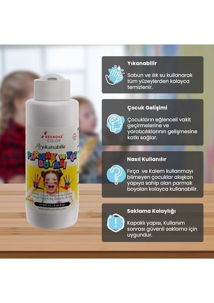 Red Rose Beyaz Parmak Boyası 120 ml fiyatları