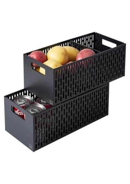 5021 Tower Sebze Sepeti, Minimalist Tasarım, Abs Reçine, Siyah, 15,3 x 32 x 12,2 cm (U x G x Y) fiyatları