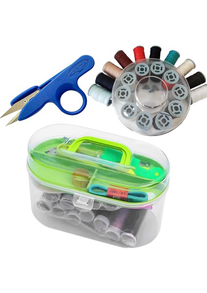 Dikiş Seti, 48 Parça,, Iğne, Iplik, Mezura ve Dikiş Malzemeleri (Yeşil) fiyatları