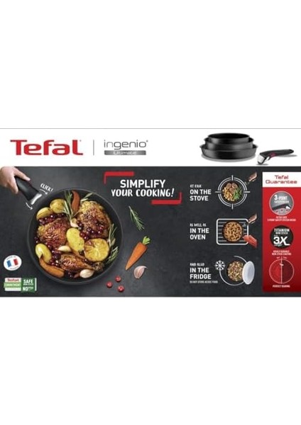 Ingenio 3x Büyük Tava Tencere Seti - 12 Parça