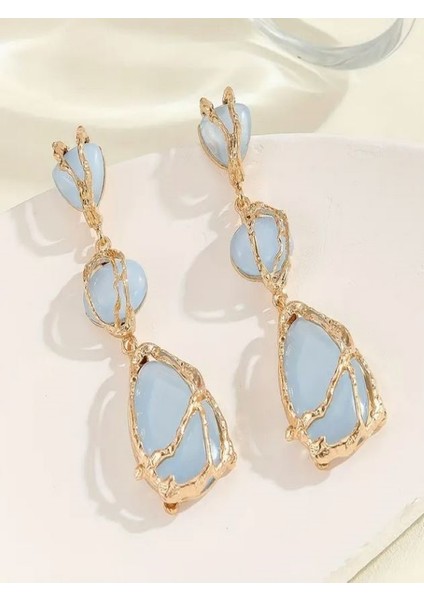 Trend Markaların Modeli Şık Sallantılı Geometrik Küpeler fiyatları