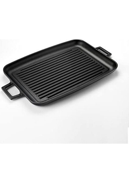 Döküm Grill Tepsi, Izgara Yüzeyli, Metal Kulplu, 31X42CM modelleri