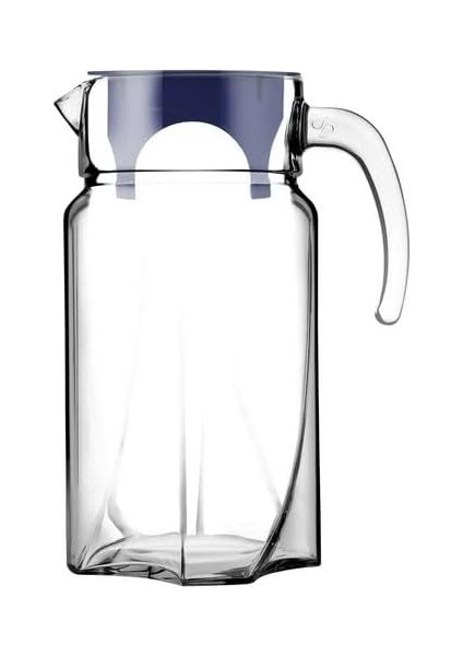 Paşabahçe Luna Sürahi 1750 cc Plastik Lacivert Kapaklı