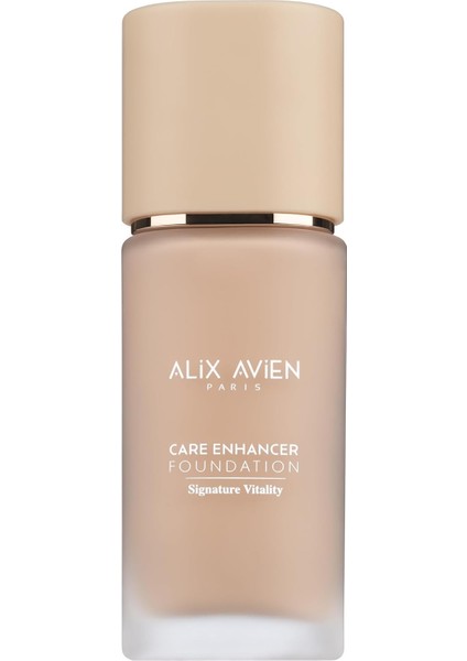 Alix Avien Kırışıklık Karşıtı Nemlendirici SPF30 Parlak Bitişli Fondöten Care Enhancer 812 Soft Peach