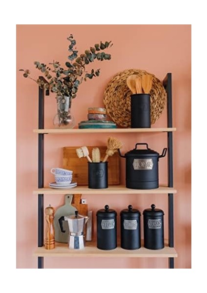 The Mia Çay Şeker Kahve Kavanozu 1,60 Lt Siyah modelleri