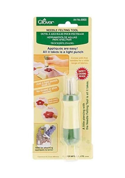 8900 Keçeli Iğne Aleti, Çok Renkli 8.75 x 3.63 x 1.13