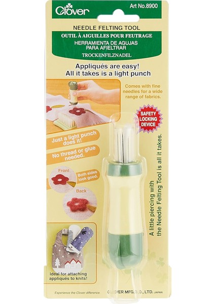 8900 Keçeli Iğne Aleti, Çok Renkli 8.75 x 3.63 x 1.13 modelleri