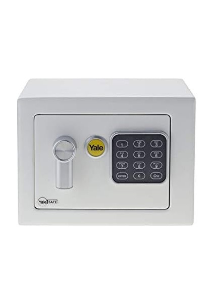 Dijital Mini Boy Kollu Kasa - YSV/170/DB1/W - Standart Güvenlik - 16MM Çapında 2 Adet Kilitleme Mili - 3,8 Litre Kapasite - 17 x 23 x 17 cm - Beyaz fiyatları