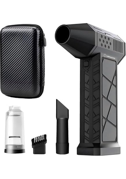 X3 Elektrikli Hava Üfleyici & Vakum – 130000 Rpm Süper Güçlü, 3 Kademeli Ayar, Kablosuz, Şarjlı Turbo Toz Üfleyici ve Toz Çekici, Bilgisayar, Klavye, Ev, Araç, Dış Mekan Kullanımı, Çantalı modelleri