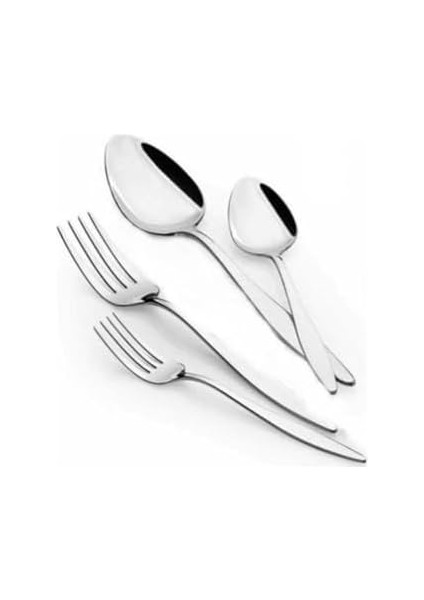 Kaşık Çatal Takımı - 77 Prç. Kaşık Çatal Servis Takımı Seti 12 Kişilik