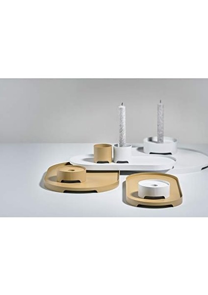 Denmark Singles Servis Tepsisi, Dekoratif Metal Tepsi, 35 x 16 Cm, Sıcak Gri modelleri