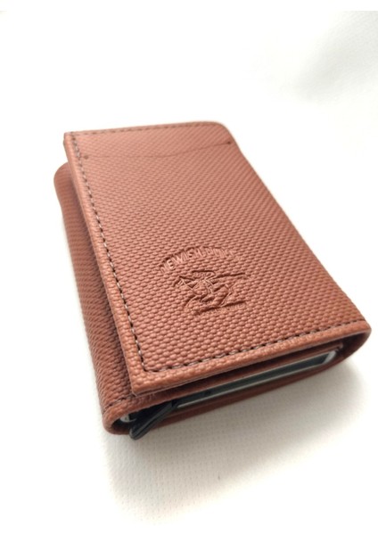 Rfid Özellikli Patlı Mekanizmalı Cüzdan Kartlık -Dokulu Suni Deri modelleri