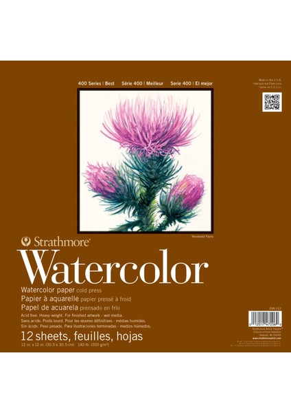 Kağıt Pedi x Inç, 12 Sayfa, Beyaz