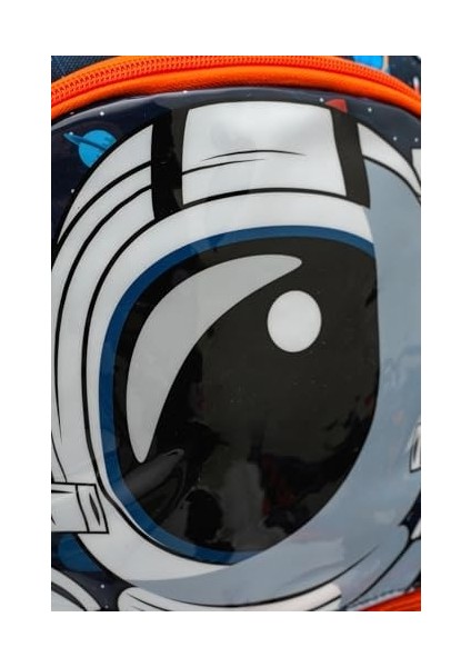 Wia Astronot Baskılı Erkek Çocuk Üçlü Çanta Seti - Lacivert modelleri