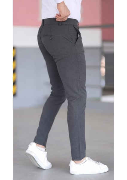Erkek Slim Fit Likralı Gabardin Pantolon modelleri