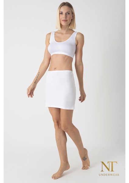 Bambu Mini Etek Astarı, Mini Jupon - Doğal Kumaş, Modern Kalıp. modelleri