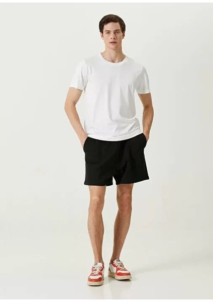 Unisex Basic Bisiklet Yaka Regular T-Shirt - Beyaz fırsatları