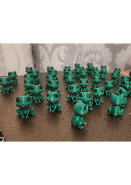 Mini Kurbağa Dekor Seti – 10'lu (2 cm • Yeşil) fiyatları