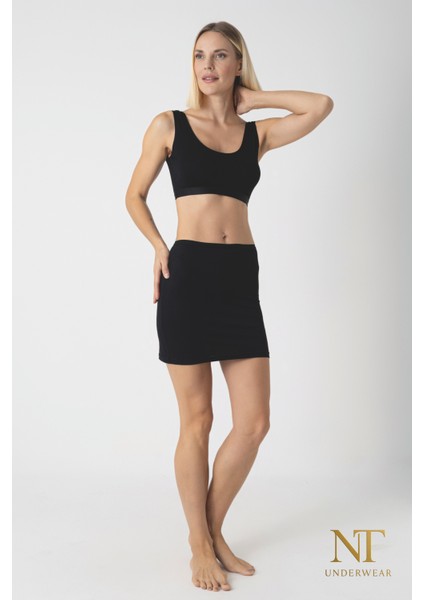 Bambu Mini Etek Astarı, Mini Jupon - Doğal Kumaş, Modern Kalıp. modelleri