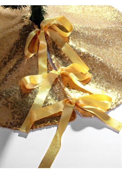 Premium Yılbaşı Ağaç Eteği - 58X58 cm - Lüks Payet Çam Ağacı Ayak Örtüsü indirimleri