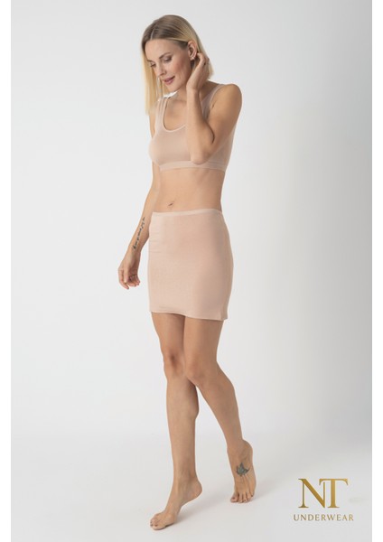 Bambu Mini Etek Astarı, Mini Jupon - Doğal Kumaş, Modern Kalıp. modelleri