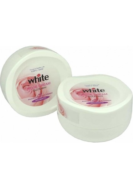 Rose White 125 Ml. E Vitamin&aloe Vera Gül Kremi