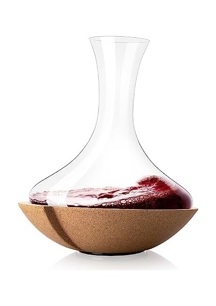 Vacu Vin Swirling Carafe | Crystal Glass Wine Decanter modelleri