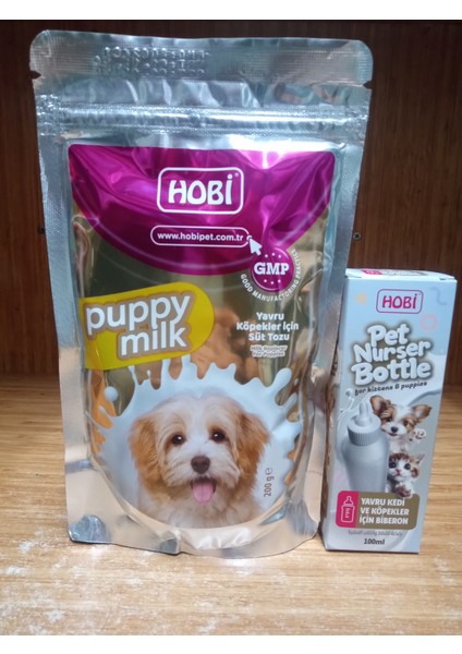 Yavru Köpek Süt Tozu 200 GRAM+100 ml Biberon