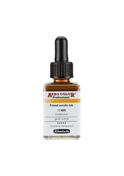 Aero Professional Akrilik Mürekkebi 28 ml 600 Ochre