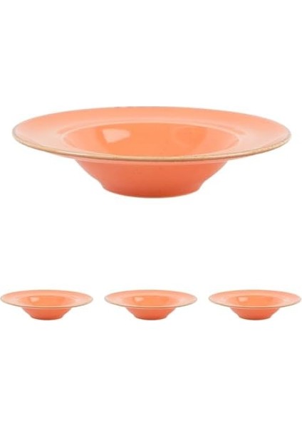 04ALM002258 Seasons Çorba Tabağı, Porselen 4lü Paket