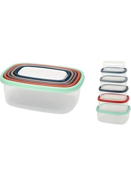 6’lı Saklama Kabı Seti – Hava Geçirmez, Sızdırmaz, Buzdolabı ve Mutfak Düzeni Için Plastik Kaplar fiyatları