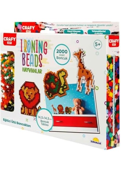 Crafy Hobi Boncuk Aktivite Set Hayvanlar