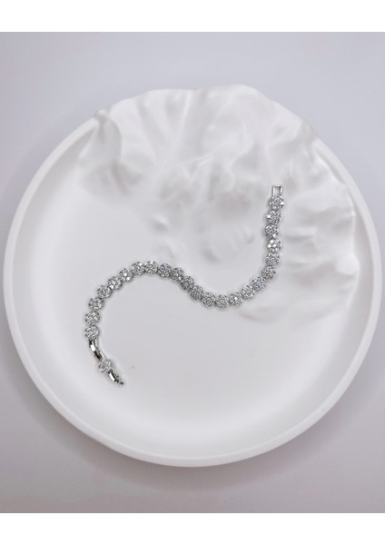 SİLVER ZİRKON TAŞLI BUBBLE BİLEKLİK fiyatları