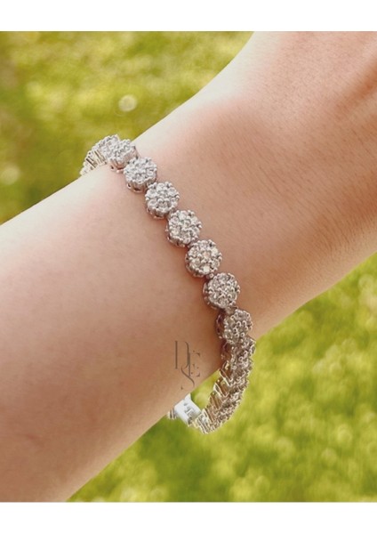 SİLVER ZİRKON TAŞLI BUBBLE BİLEKLİK fırsatları