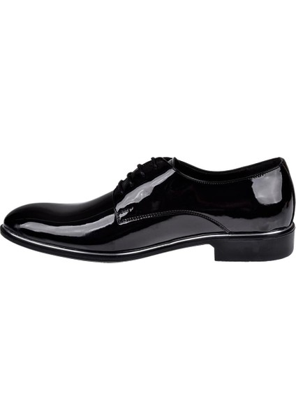 Bağcıklı Klasik Erkek Ayakkabı KMP-570 Siyah Rugan modelleri