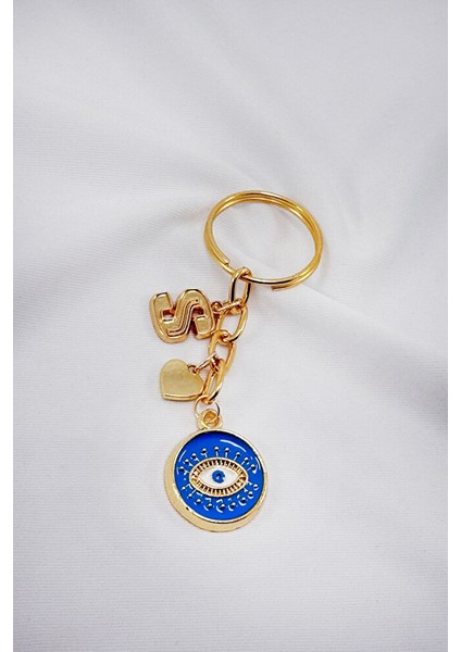 El Yapımı S Harfli Göz Figürlü Salkım Anahtarlık, Hediyelik Anahtarlık modelleri