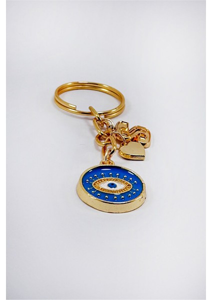 El Yapımı S Harfli Göz Figürlü Salkım Anahtarlık, Hediyelik Anahtarlık indirimleri