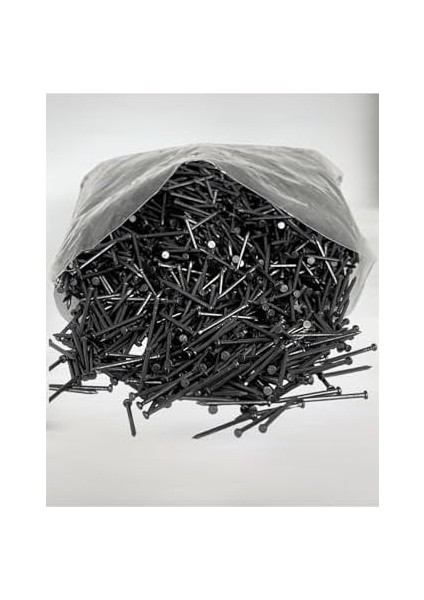 Filografi Siyah Renkli Düz Baş 250 Gram Filografi Çivisi