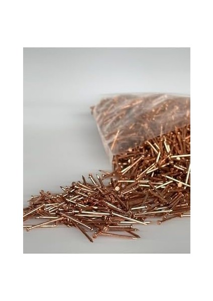 Filografi Bakır Renkli Düz Baş 250 Gram Filografi Çivisi