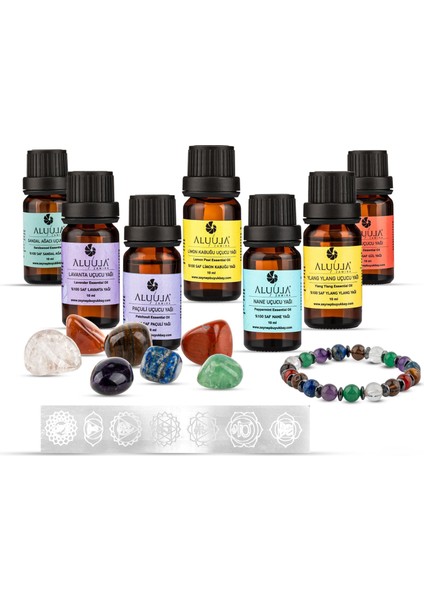 Ruhsal Denge: Çakra Taşları ve Aromaterapi Seti