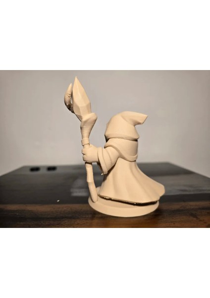 CRAFTSY3D Kırmızı Büyücü Minyon Figür – 3D Baskı Dekoratif Koleksiyon Ürünü