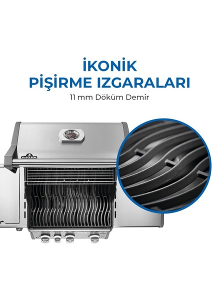 Rogue Pro 425 Sib Gazlı Barbekü | Mangal