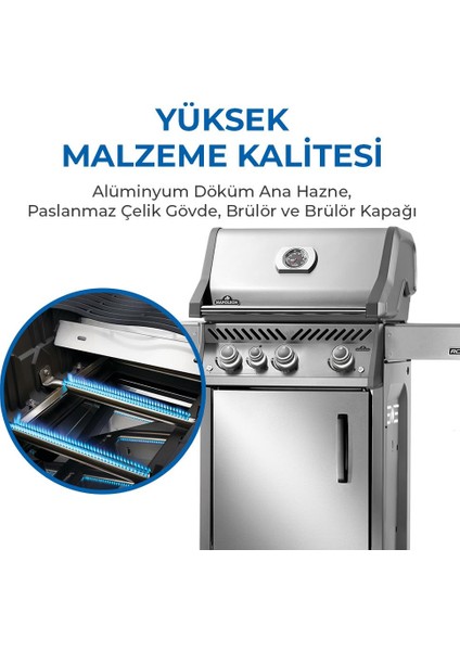 Rogue Pro 425 Sib Gazlı Barbekü | Mangal